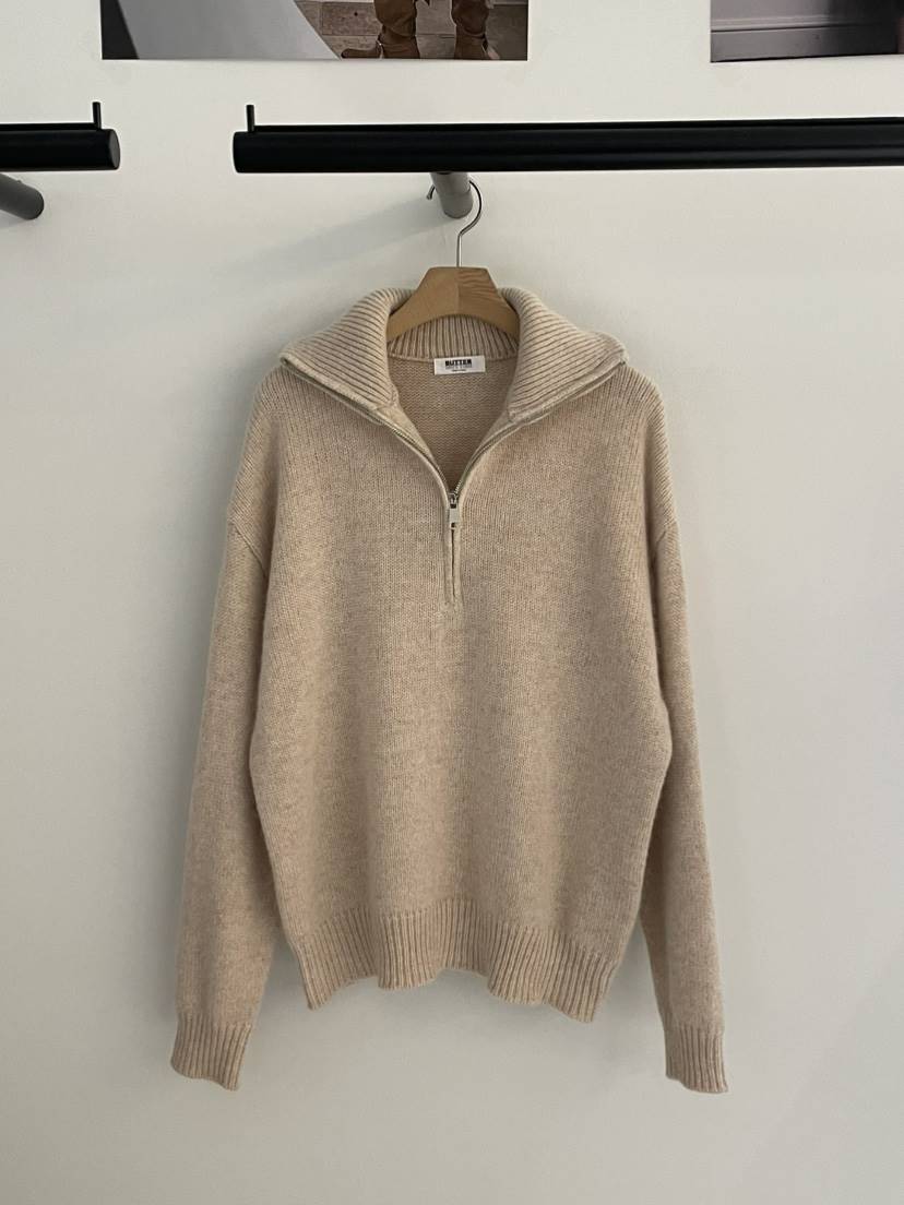 BUTTER-P東大門㊣代購女士新品25秋冬真品人氣毛衣蘇格蘭羊毛BUTTER-P毛衣