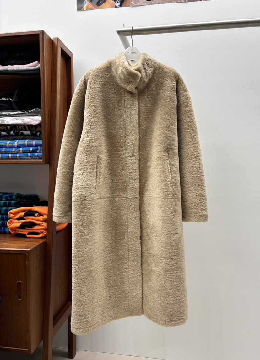 INTHEEND韓國代購㊣女裝新品推薦職業真品休閑人氣中長款大衣INTHEEND中長款大衣