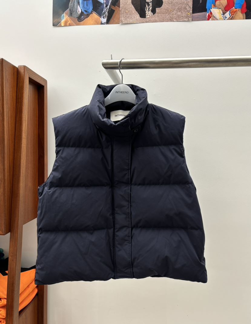 INTHEEND韓國直郵㊣女裝新品職業休閑真品推薦25秋冬馬甲鴨絨INTHEEND馬甲