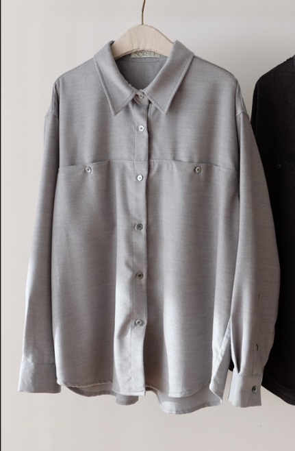 SORBET東大門㊣直郵女士新款職業推薦休閑25秋冬襯衫蕾絲衫SORBET/flat white襯衫/蕾絲衫