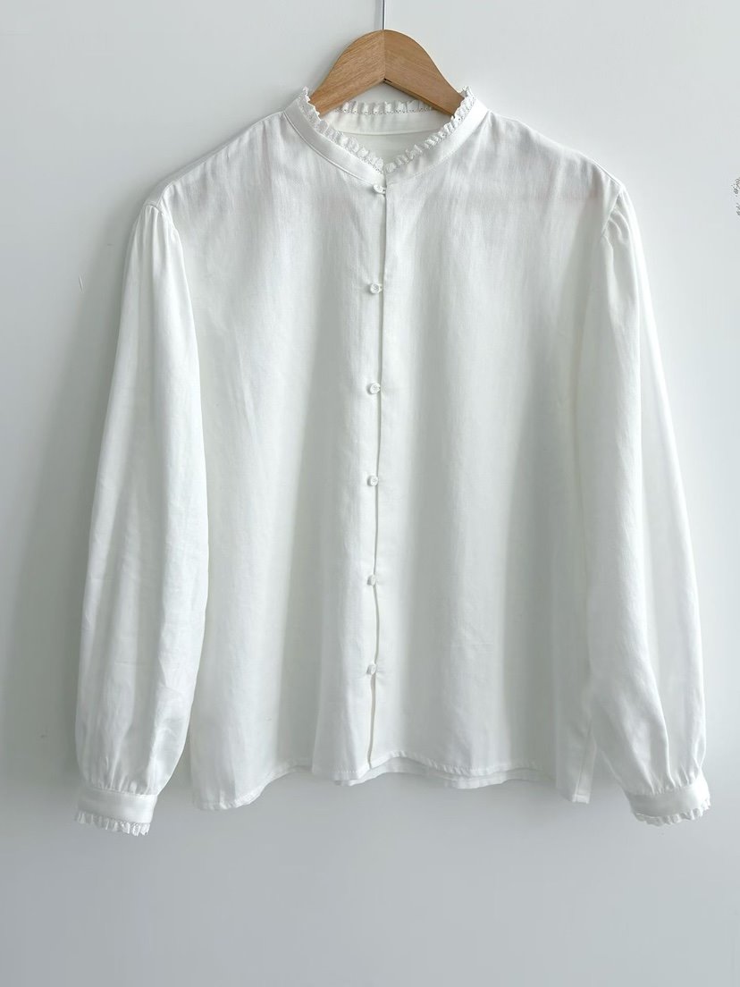 BINUS東大門㊣實拍女士新品25秋冬時尚熱賣人氣職業襯衫蕾絲衫BINUS襯衫/蕾絲衫