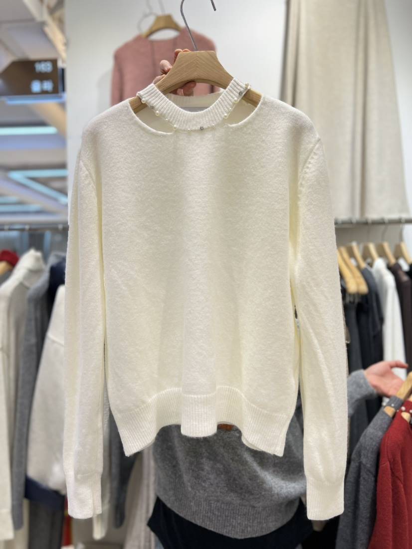 OLA韓國直郵㊣女裝新款推薦人氣時尚25秋冬休閑熱賣職業針織衫mellor/OLA針織衫