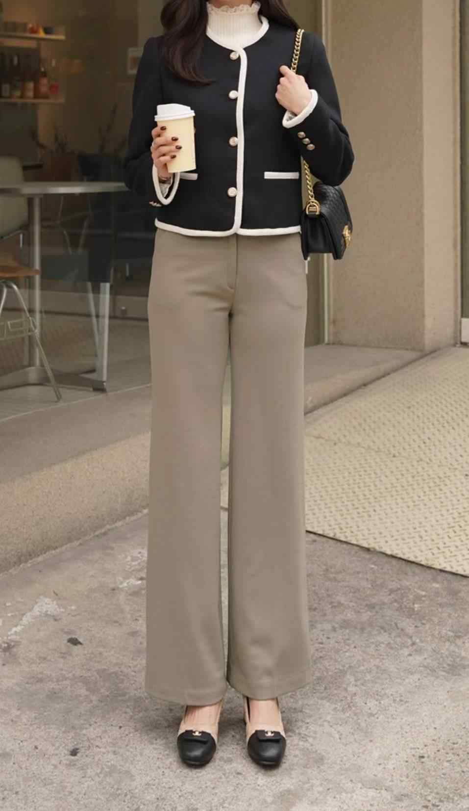 삐삐韓國直郵㊣女裝新款熱賣時尚人氣休閑真品職業推薦休閑褲Pager休閑褲