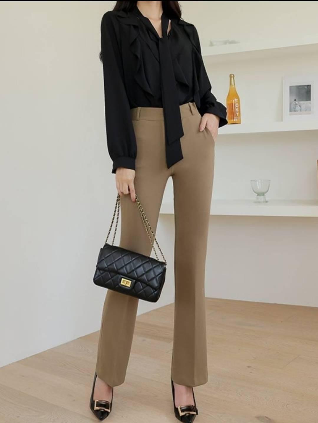 삐삐東大門㊣代購女士新款推薦休閑人氣時尚職業25秋冬休閑褲Pager休閑褲