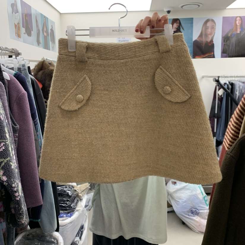 SOLD OUT東大門㊣代購女裝新品推薦職業真品人氣時尚25秋冬短裙SOLD OUT短裙