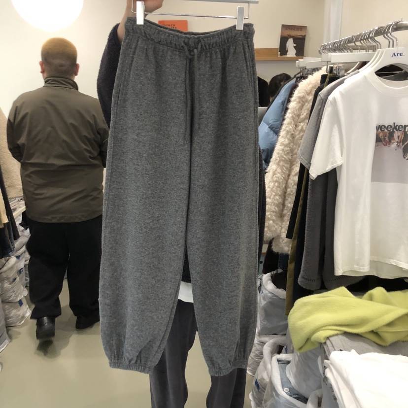 ARE韓國代購㊣女士新款推薦時尚休閑人氣真品25秋冬休閑褲保暖ARE YOU/ARE休閑褲