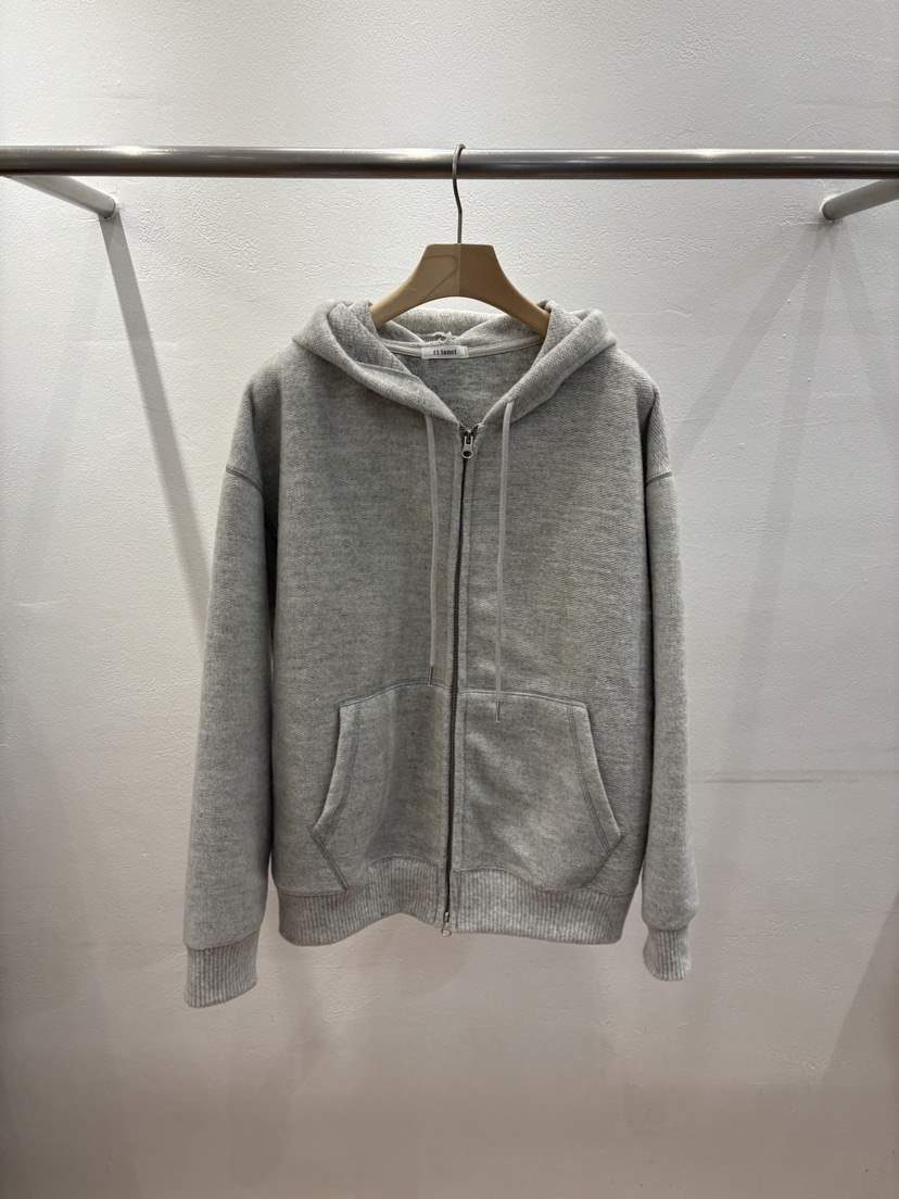 FL LANEL韓國代購㊣女士新款休閑職業真品夾克連帽拉鏈衫羊毛FL LANEL夾克