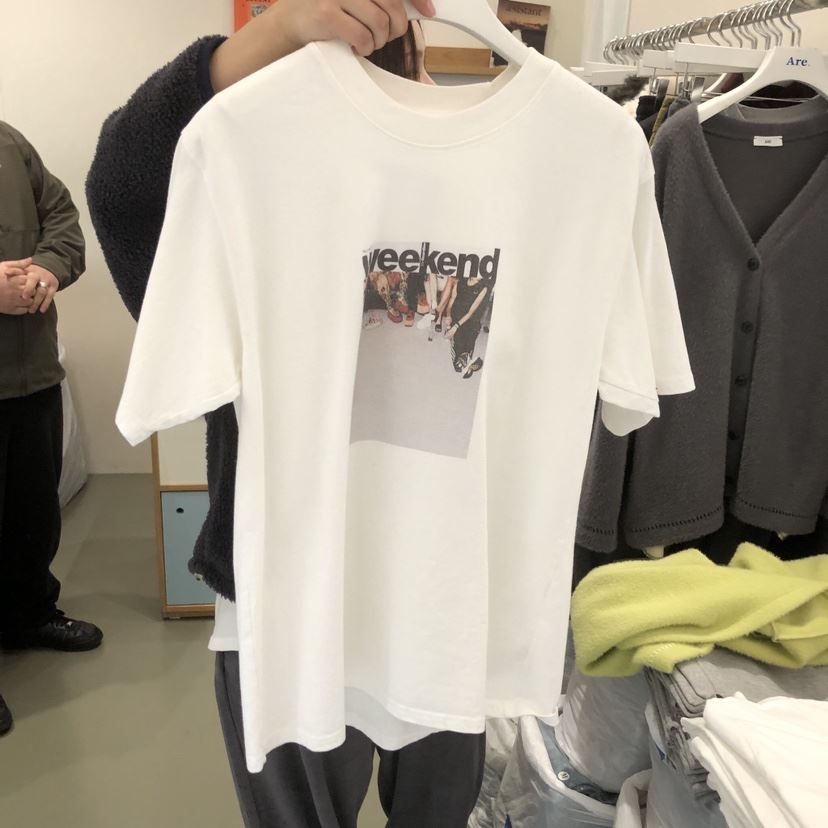 ARE韓國直郵㊣女裝新品休閑推薦真品25秋冬人氣熱賣職業T恤ARE YOU/ARET恤