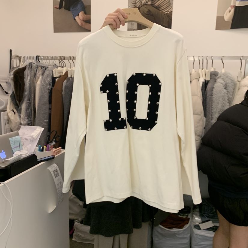 SALONDEMAG東大門㊣代購女士新款職業時尚熱賣推薦人氣長袖T恤SALONDEMAG長袖T恤