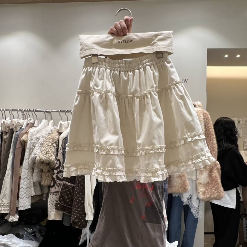 BY FLOW東大門㊣直郵女士新款休閑職業推薦25秋冬熱賣短裙BY FLOW短裙