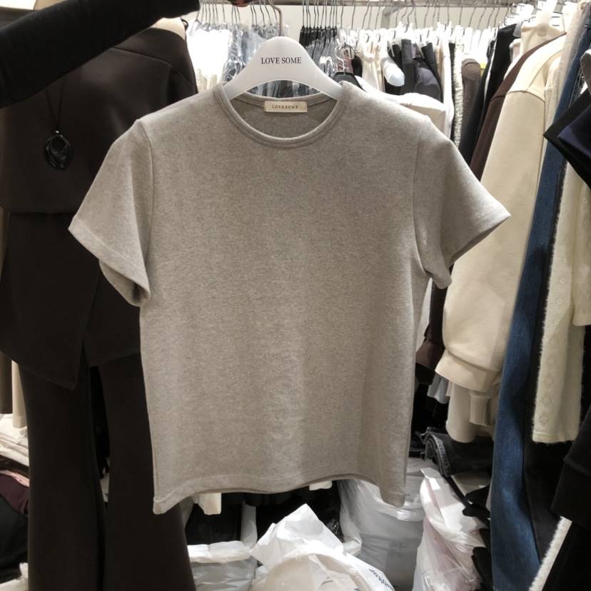 LOVE SOME韓國直郵㊣女裝新款熱賣休閑25秋冬推薦時尚人氣T恤LOVE SOMET恤