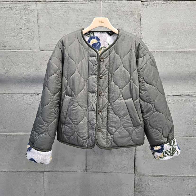 10CC東大門㊣直郵女裝新款職業時尚真品人氣短款棉服里外穿10CC短款棉服