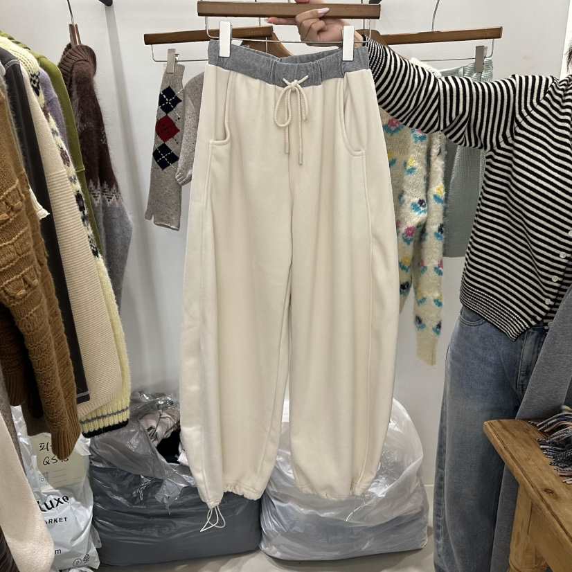 SIERRA東大門㊣實拍女裝新款真品25秋冬時尚熱賣休閑褲加絨SIERRA休閑褲