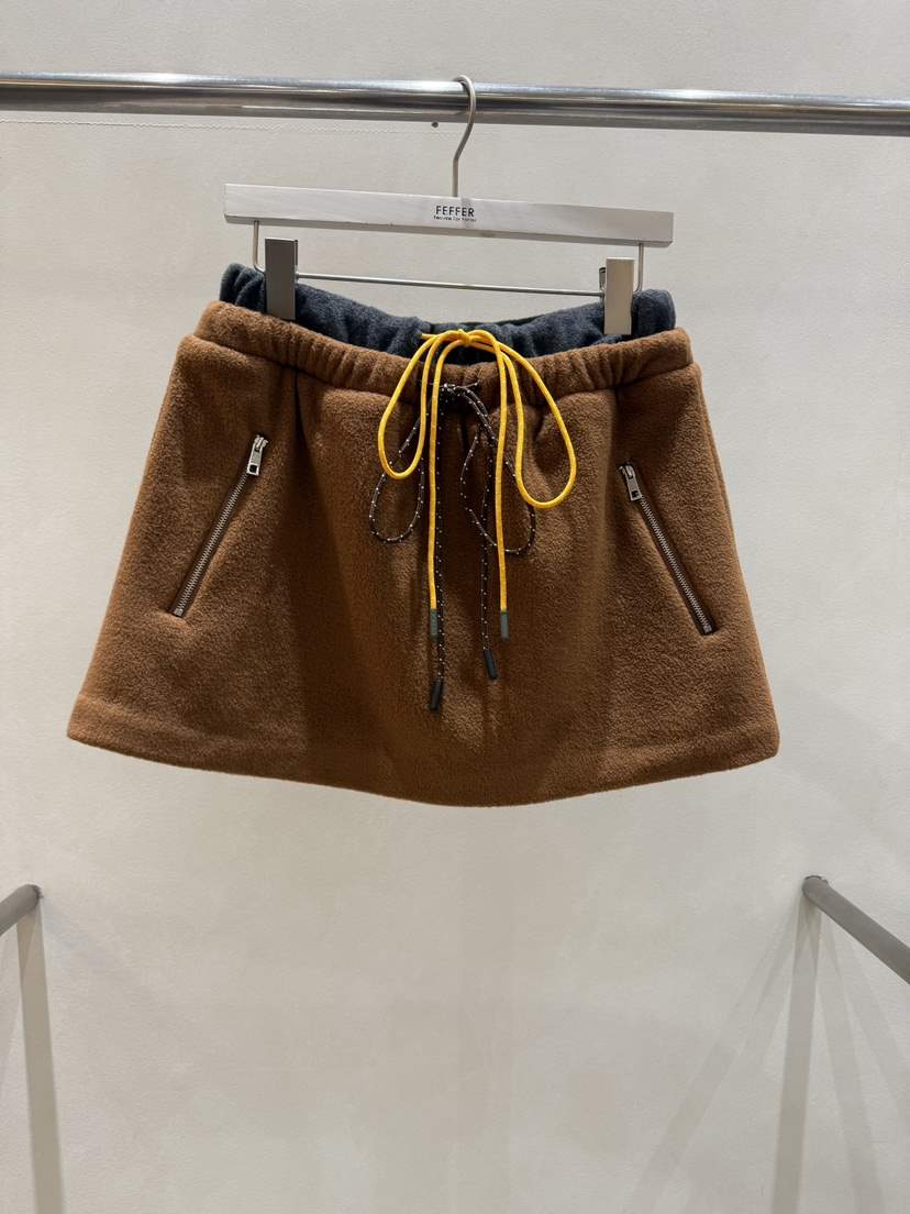 FEFFER韓國代購㊣女裝新款熱賣25秋冬真品推薦人氣裙褲抓絨FEFFER裙褲