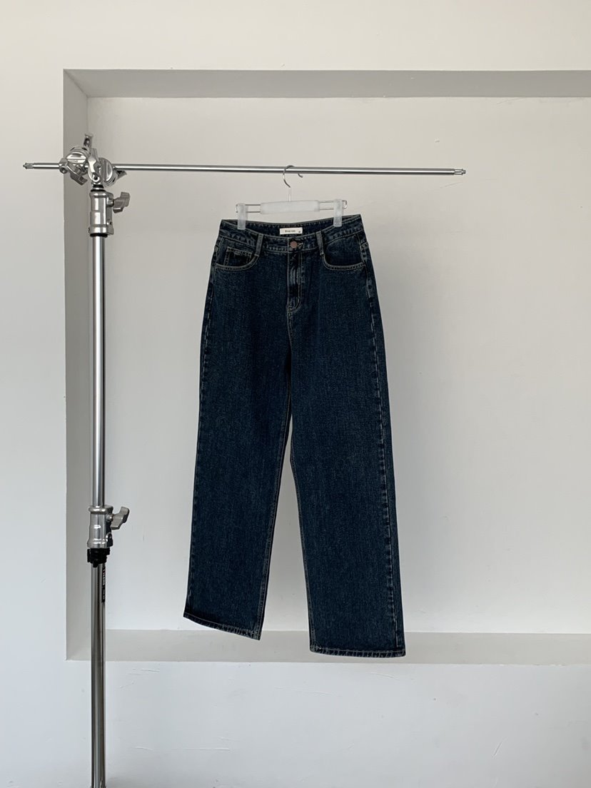 RIVER RAIN韓國代購㊣女裝新品真品推薦25秋冬職業熱賣牛仔褲RIVER RAIN牛仔褲