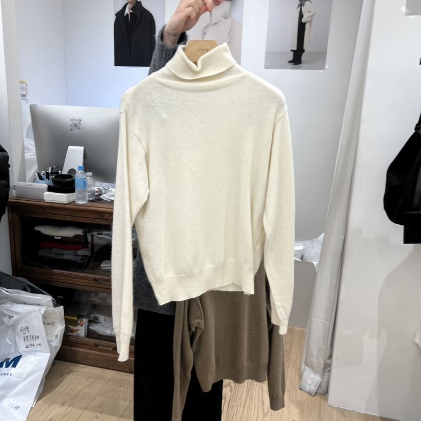 OURIN韓國代購㊣女裝新款25秋冬熱賣職業推薦休閑人氣針織衫OURIN針織衫