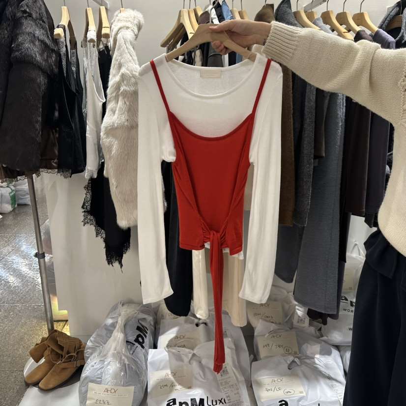 AHOY韓國代購㊣女士新款人氣真品時尚推薦熱賣25秋冬休閑套裝AHOY套裝