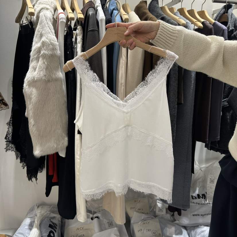 AHOY東大門㊣代購女裝新品推薦熱賣人氣25秋冬休閑吊帶背心AHOY吊帶/背心