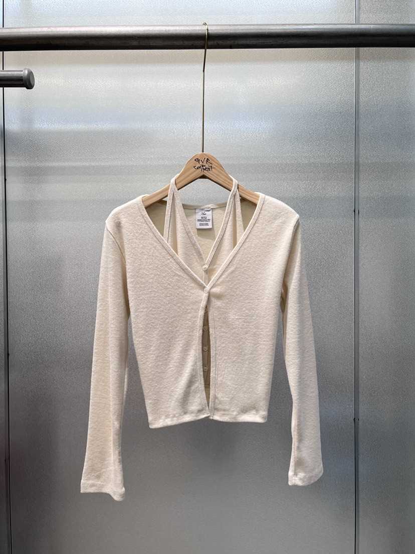 GVR COMPANY東大門㊣代購女裝新款休閑職業針織衫假兩件開衫GVR-COMPANY針織衫