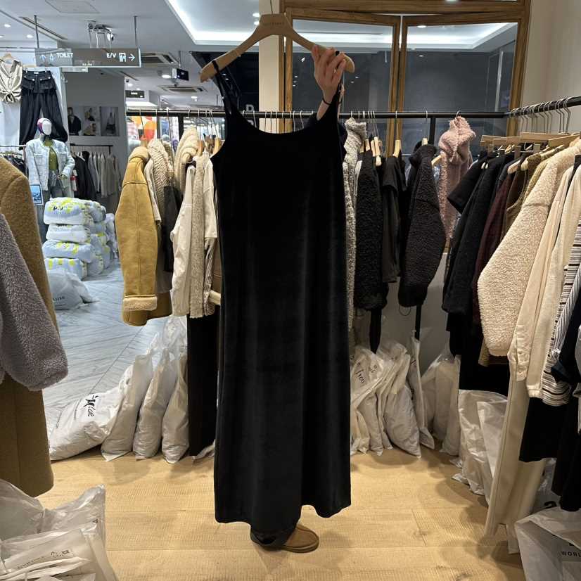 OVERTAKE東大門㊣代購女士新款推薦職業時尚25秋冬休閑連衣裙OVERTAKE連衣裙