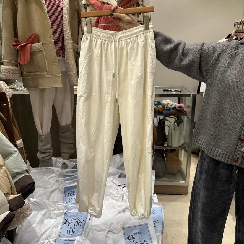 MELO東大門㊣直郵女士新品真品熱賣推薦休閑褲加絨貂絨纖維MELO休閑褲