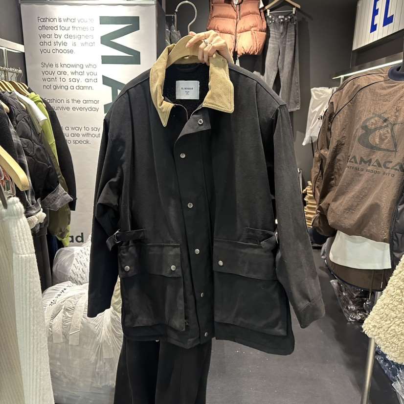 EL BOSQUE韓國代購㊣女士新款人氣職業真品時尚休閑熱賣夾克EL BOSQUE夾克