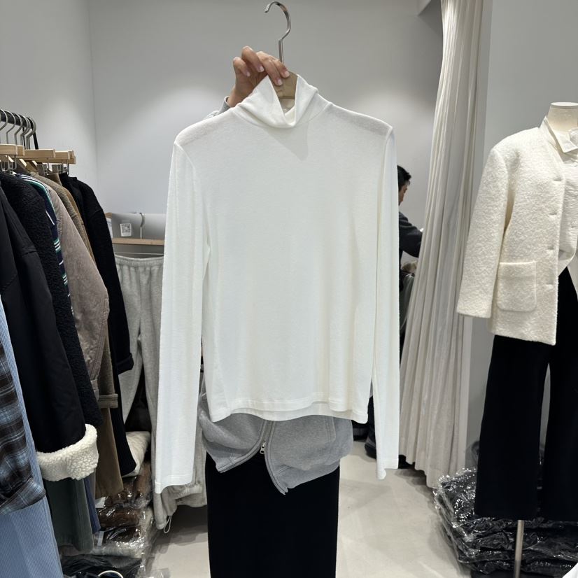 IRVINE東大門㊣代購女裝新款真品職業25秋冬熱賣休閑長袖T恤IRVINE長袖T恤