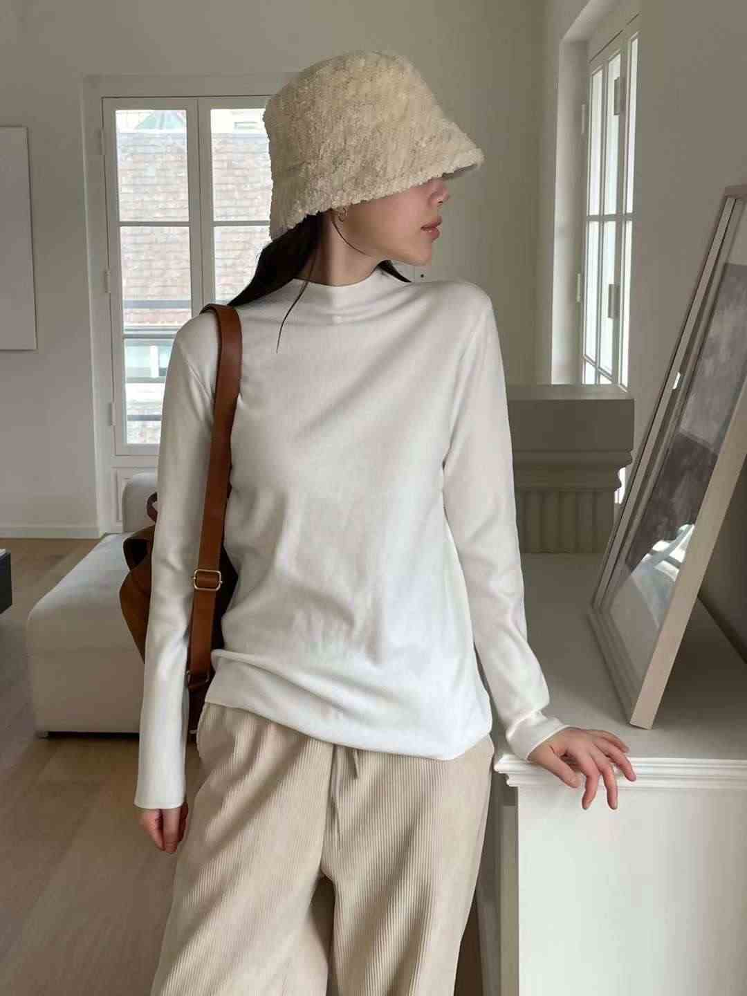 EROOM韓國直郵㊣女裝新品25秋冬真品熱賣休閑推薦人氣長袖T恤EROOM長袖T恤