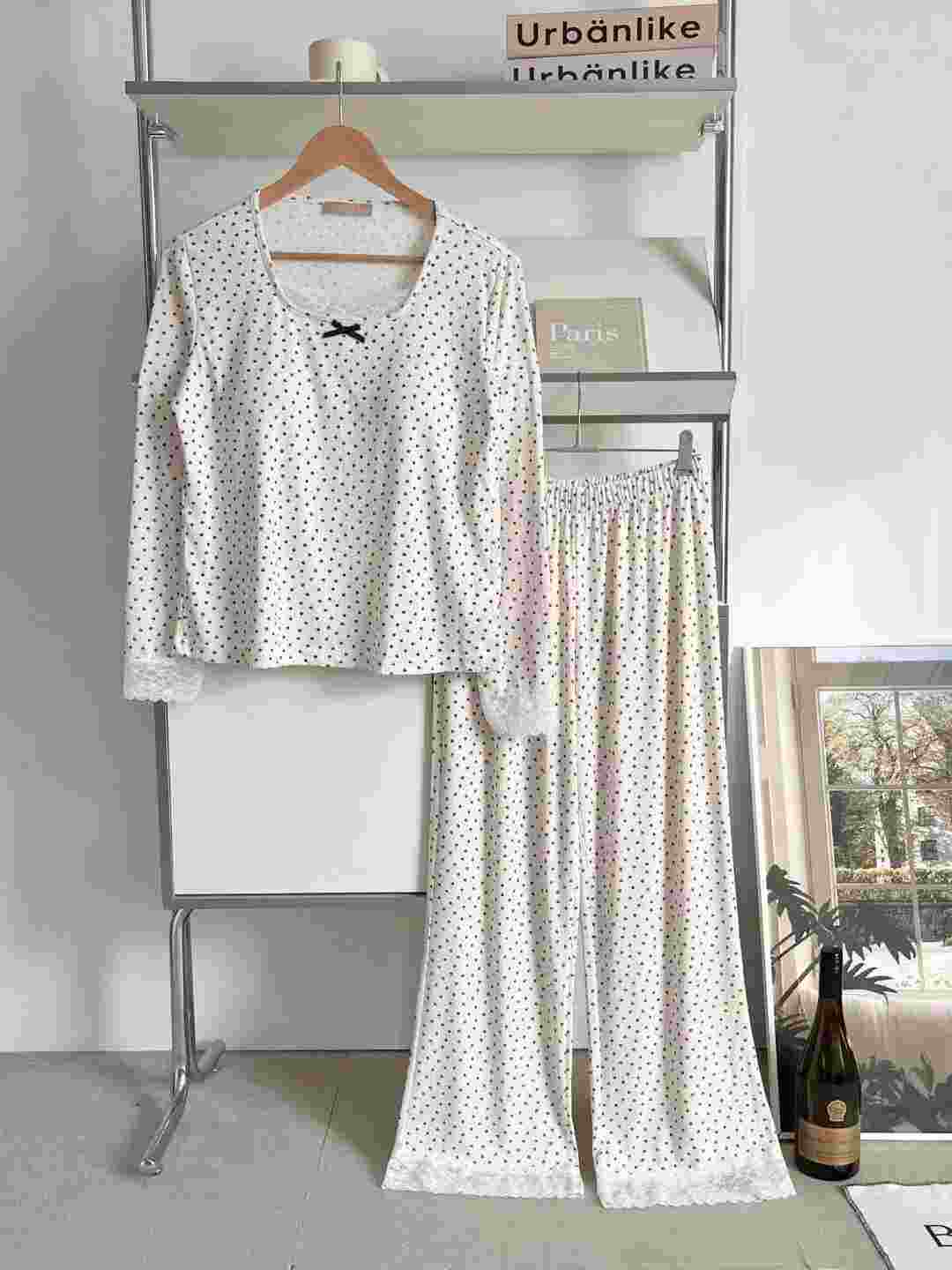 VICTORIA-P東大門㊣代購女士新款25秋冬職業休閑熱賣推薦睡衣VICTORIA睡衣