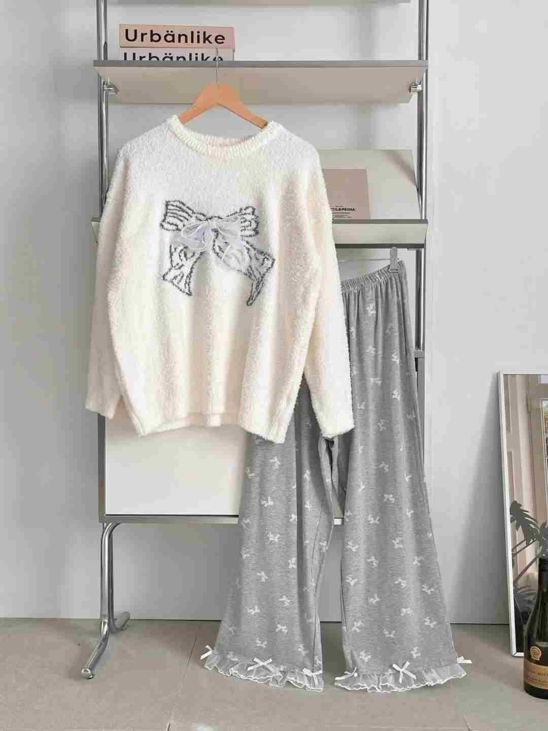 VICTORIA-P東大門㊣代購女裝新品25秋冬時尚熱賣休閑職業睡衣VICTORIA睡衣