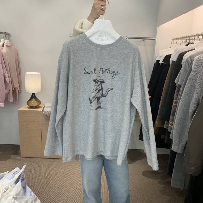 SIHO ARCHIVE韓國代購㊣女士新品真品時尚推薦熱賣長袖T恤SIHO ARCHIVE長袖T恤