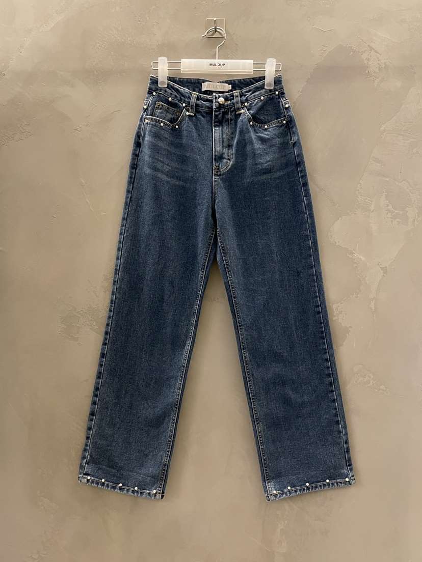 MULCUP韓國直郵㊣女士新款人氣25秋冬休閑熱賣時尚牛仔褲拉絨MULCUP牛仔褲