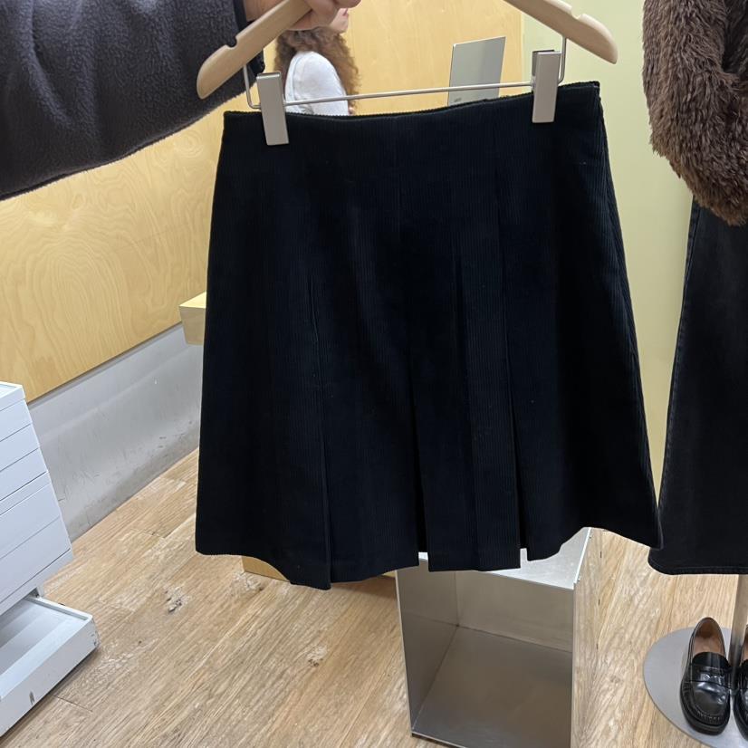 THEPLAN東大門㊣直郵女士新款休閑時尚熱賣推薦真品短裙燈芯絨THE PLAN短裙