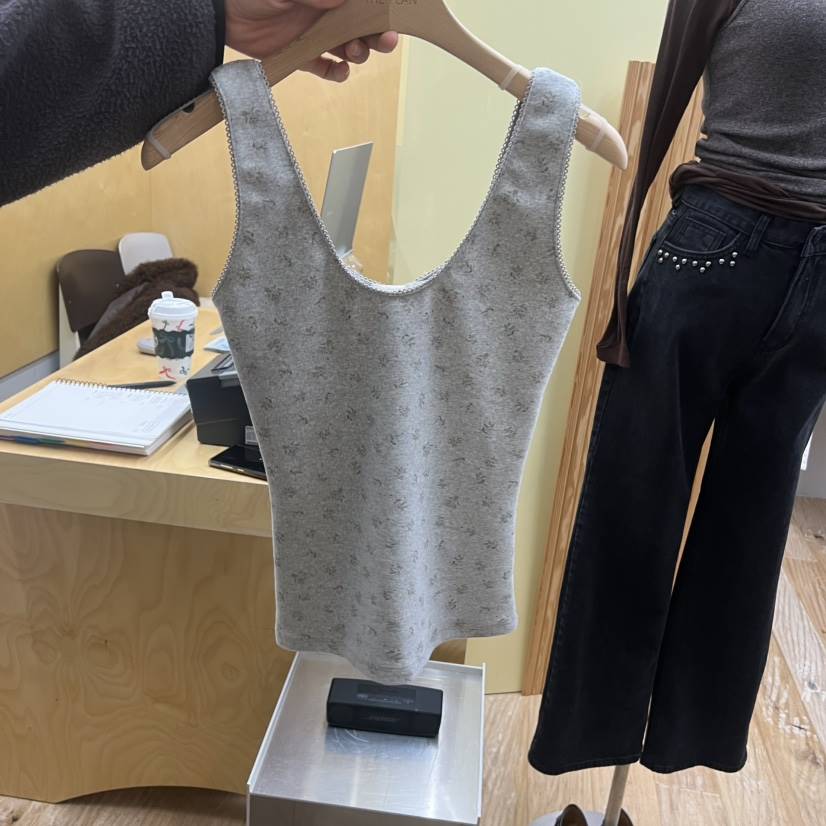 THEPLAN東大門㊣直郵女士新款時尚25秋冬推薦真品休閑吊帶背心THE PLAN吊帶/背心