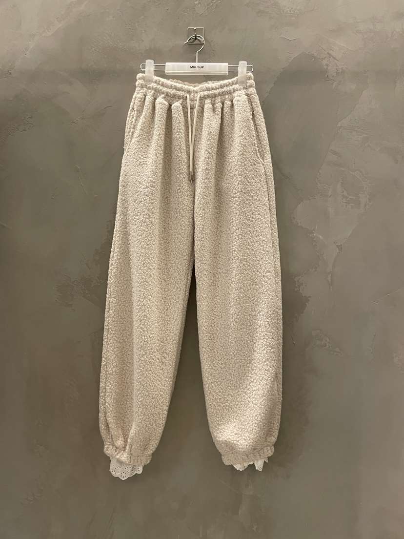 MULCUP東大門㊣實拍女裝新款熱賣休閑推薦25秋冬休閑褲羊毛MULCUP休閑褲