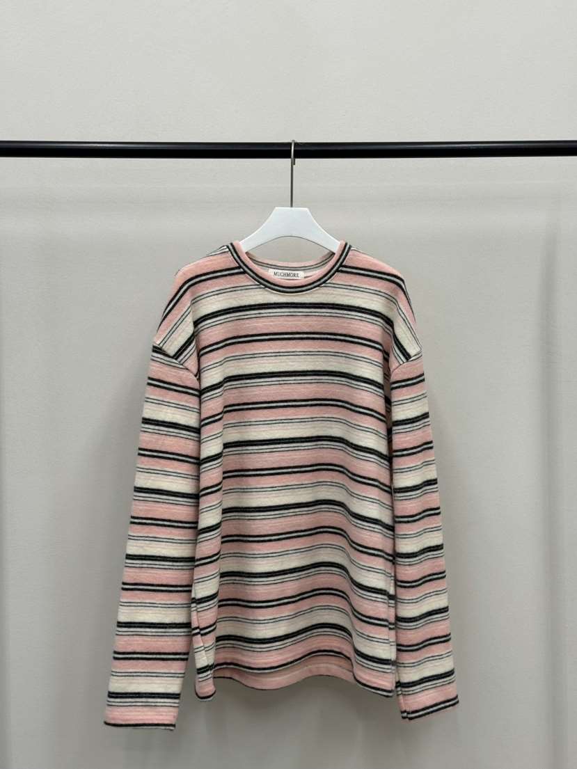 MUCH MORE韓國直郵㊣女士新款休閑時尚25秋冬真品人氣長袖T恤MUCH MORE長袖T恤