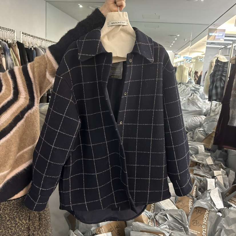 DOUBLE STANDARD/LE SMOKING/MAISONSTAFF韓國代購㊣女士新款25秋冬夾克MAISONSTAFF夾克