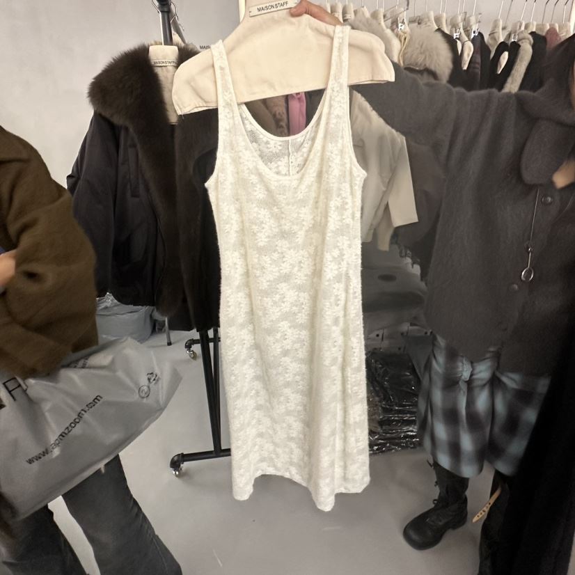 DOUBLE STANDARD/LE SMOKING/MAISONSTAFF東大門㊣實拍女士新品時尚連衣裙不含項鏈MAISONSTAFF連衣裙