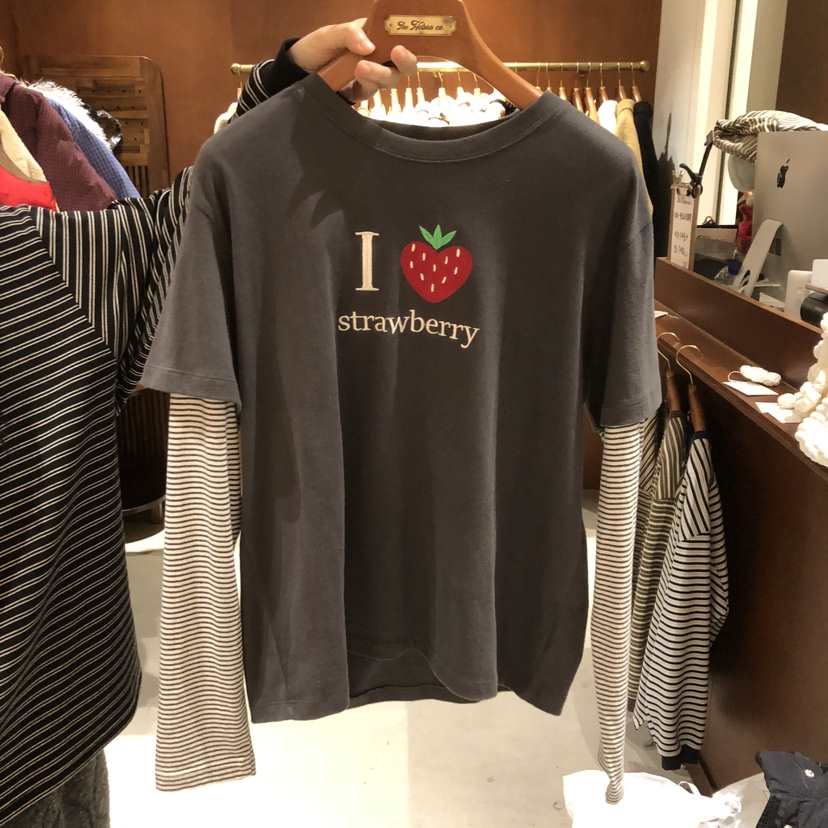 HEBON東大門㊣實拍女裝新品時尚職業人氣熱賣長袖T恤假兩件HEBON長袖T恤