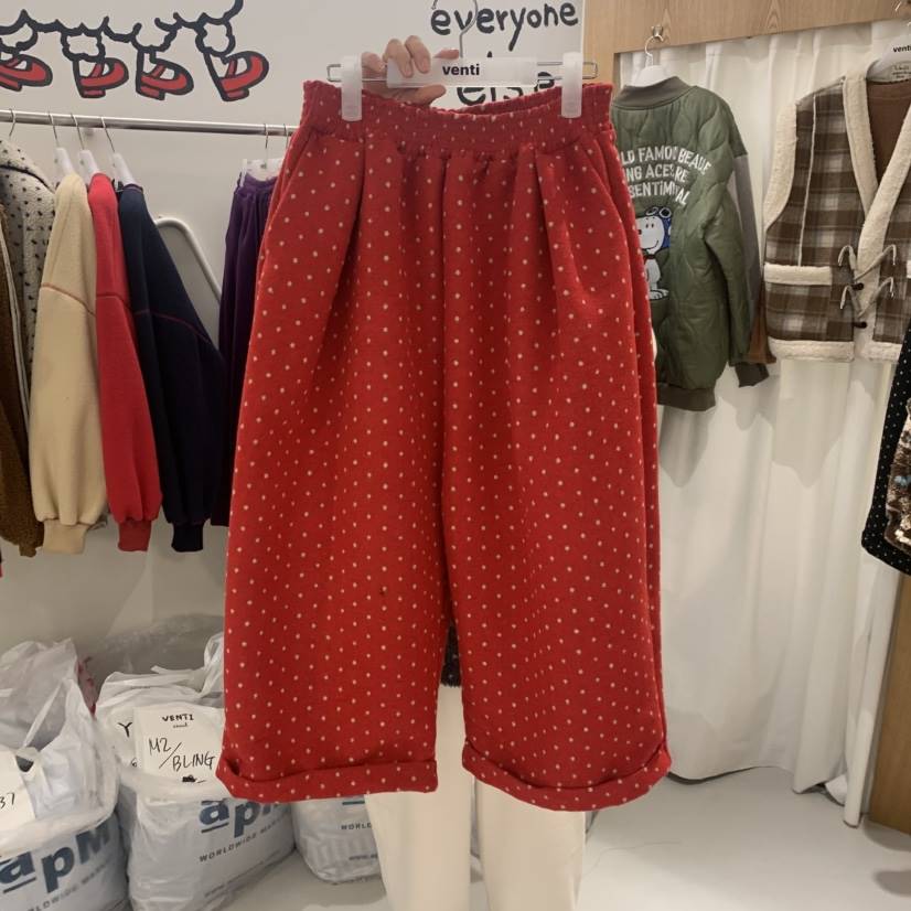 VENTI東大門㊣代購女裝新款真品人氣25秋冬休閑熱賣休閑褲絨VENTI休閑褲