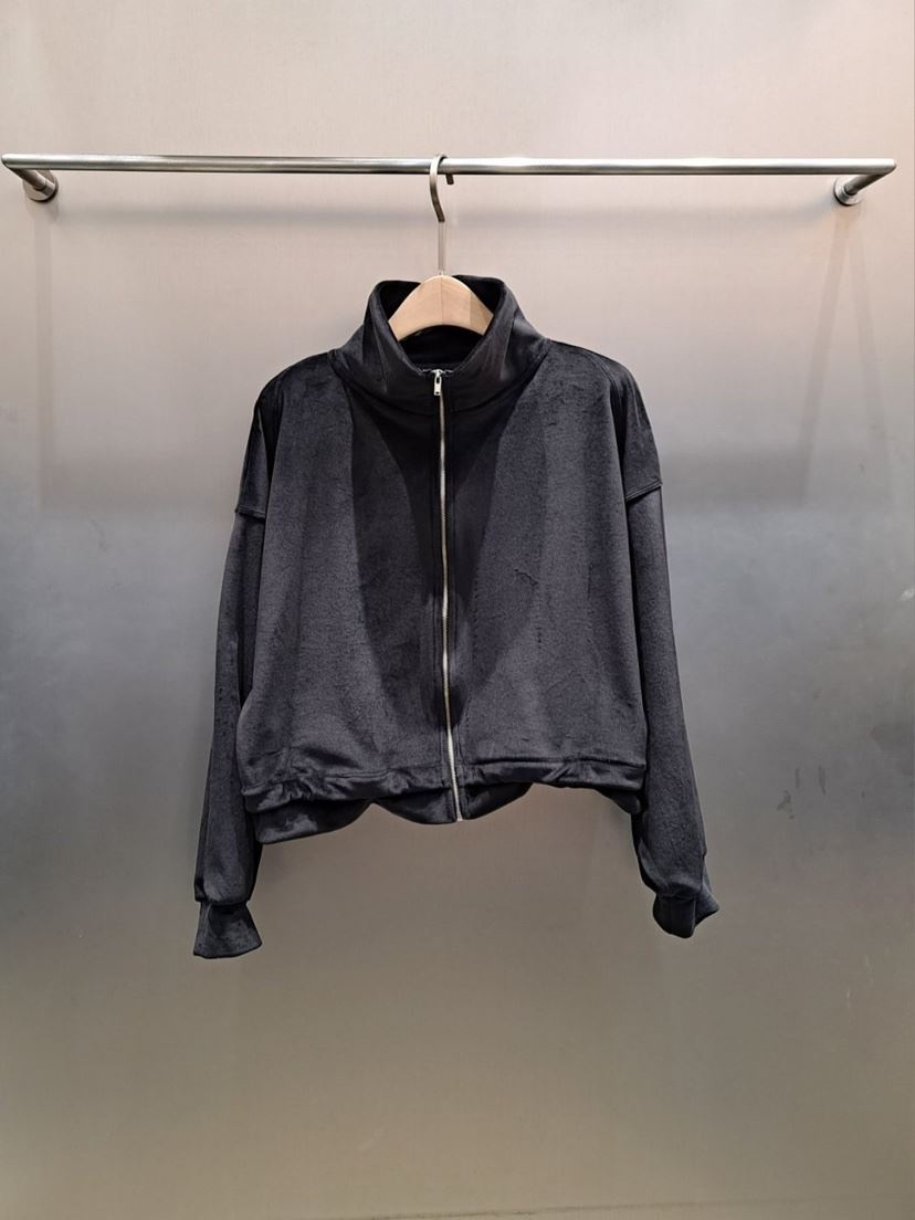 THE SIL韓國直郵㊣女裝新款真品時尚25秋冬熱賣夾克拉鏈貂皮THE SIL/1 2ILLY夾克