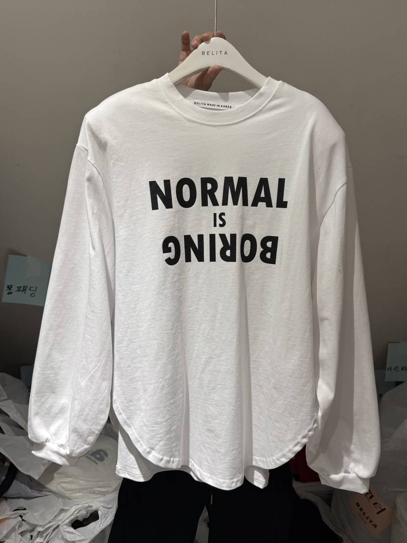 BELITA-L東大門㊣代購女裝新款推薦人氣時尚25秋冬長袖T恤BELITA-L長袖T恤