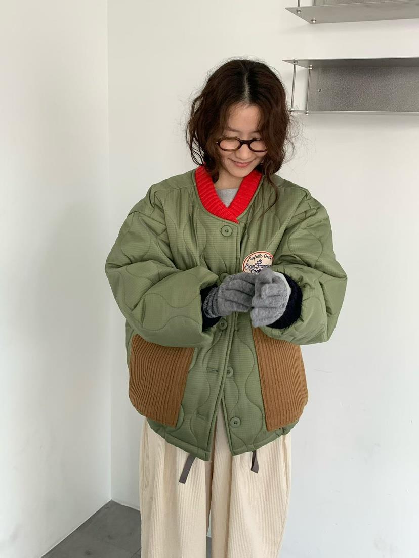 VENTI東大門㊣代購女裝新品時尚25秋冬休閑人氣短款棉服填充VENTI短款棉服