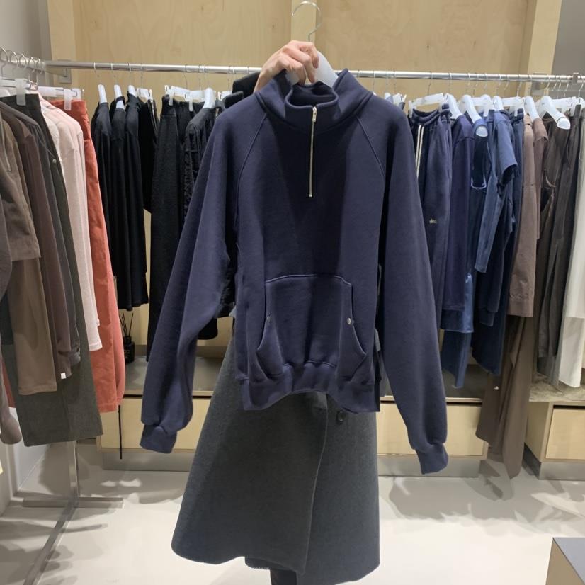 DEUO東大門㊣直郵女裝新品人氣職業休閑25秋冬衛衣抓絨高領DEUO衛衣