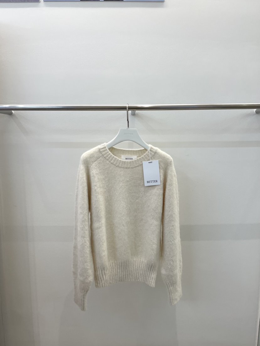 BETTER東大門㊣直郵女士新款人氣職業25秋冬針織衫毛圈羊毛BETTER針織衫