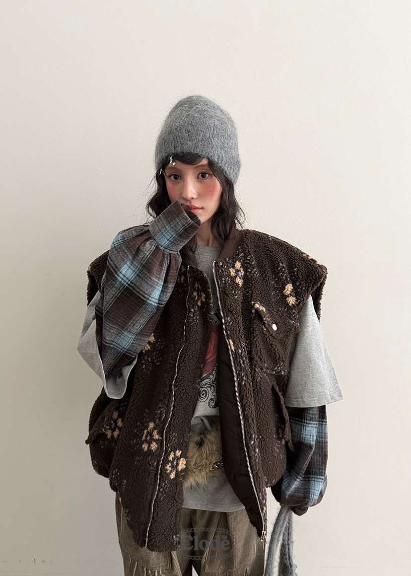 CLODE韓國直郵㊣女士新品25秋冬人氣熱賣休閑真品馬甲不含內搭CLODE馬甲