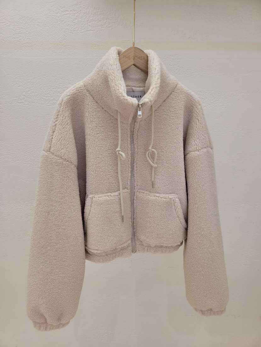 THE OTHER韓國代購㊣女裝新品熱賣25秋冬人氣休閑夾克可愛的THE OTHER夾克