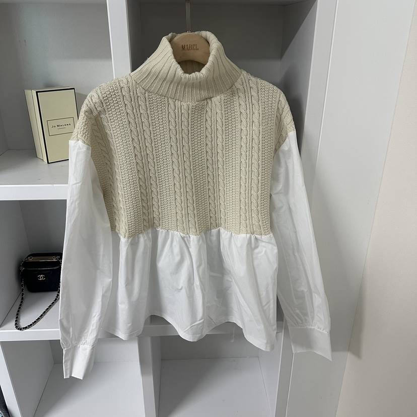 SOUIT韓國代購㊣女裝新品職業時尚25秋冬真品熱賣襯衫蕾絲衫SOUIT by mabel-L襯衫/蕾絲衫