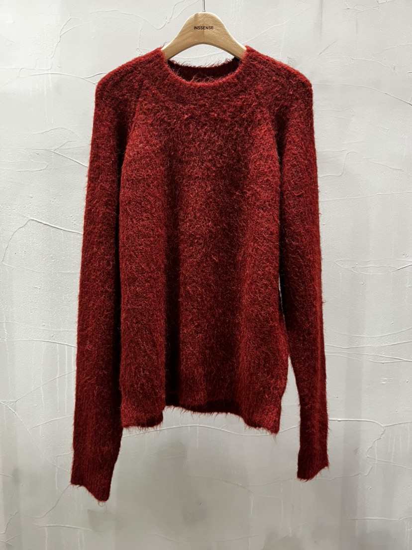 INSSENSE-A韓國代購㊣女士新款時尚人氣休閑推薦針織衫羊駝毛INSSENSE-A針織衫