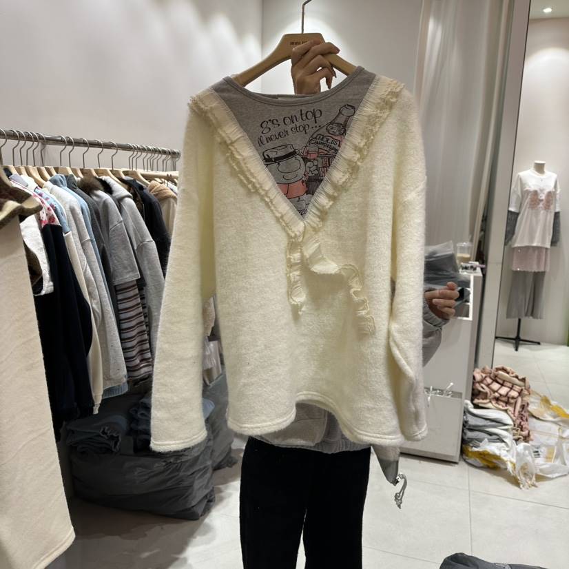 MINI UNNI東大門㊣代購女裝新款時尚真品休閑熱賣推薦毛衣MINI UNNI毛衣